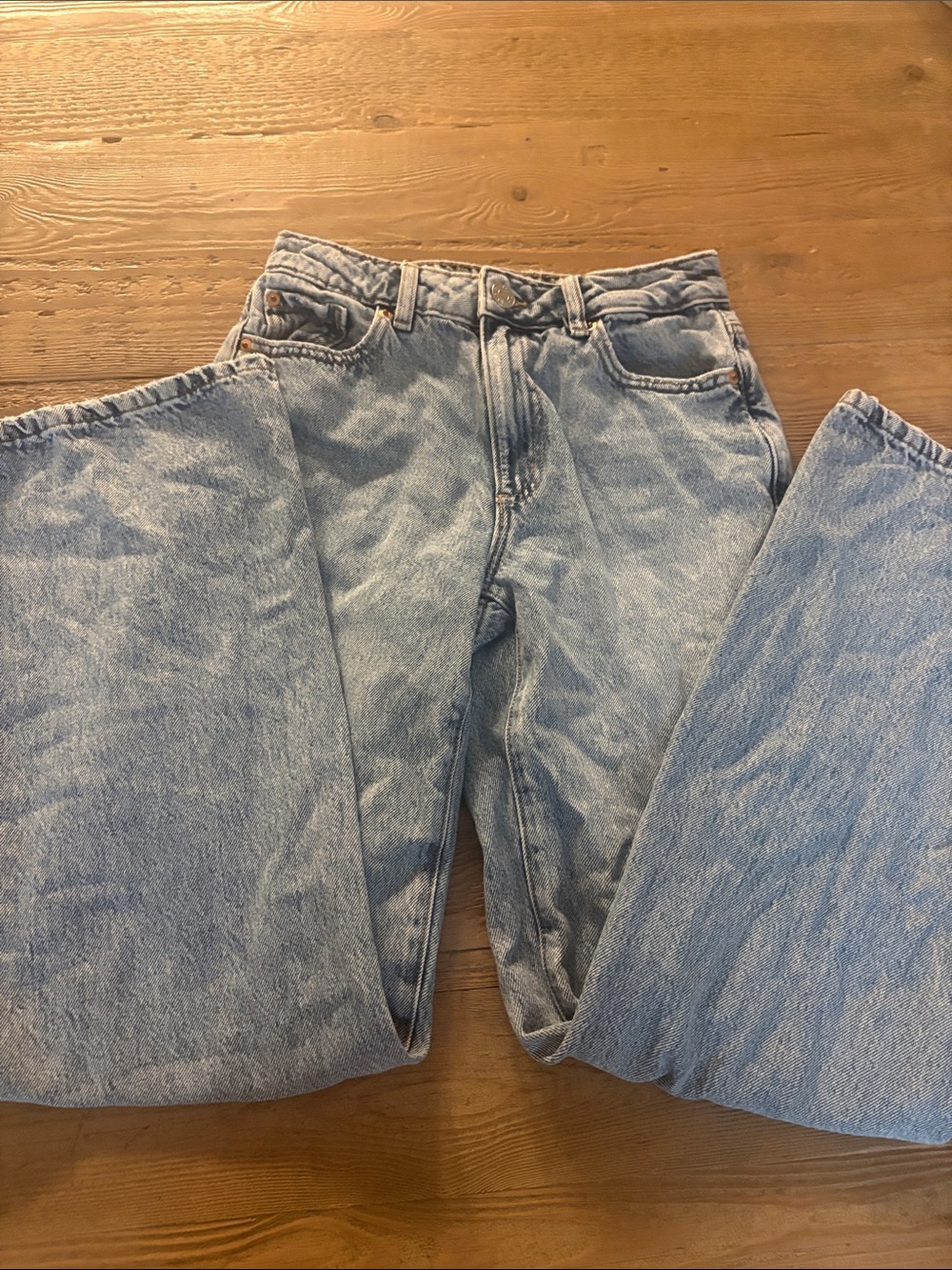 NWOT Garage Low Rise Baggy Light Blue Jeans